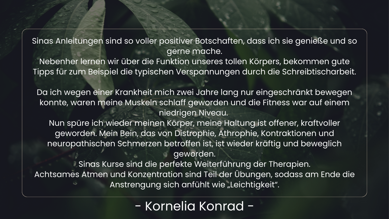 Feedback Kornelia